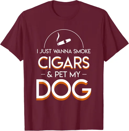 Vista 14 de Solo quiero fumar cigarros y mascotas a los amantes de los perros de mi perro, Negro, S