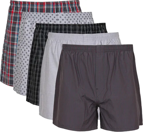 Vista 10 de Gildan Men's Underwear Boxers, Multipack Surtido azul marino (paquete de 5)