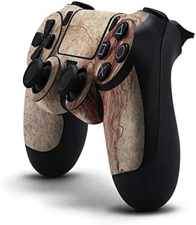 Vista 2 de Da Vinci PS4 Controlador dualshock4 Piel da Vinci Dibujo De Un Roaring Lion vinilo Skin para su driver PS4 dualshock4