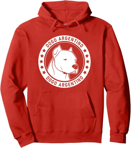 Vista 10 de Sudadera con capucha Dogo Argentino