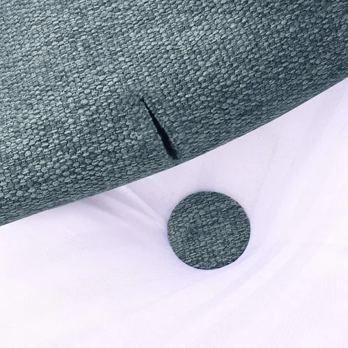 Vista 3 de Almohada pequeña de cuña para cabecero, almohada de lectura para sentarse en la cama, respaldo de adulto, almohada triangular de refuerzo para sofá