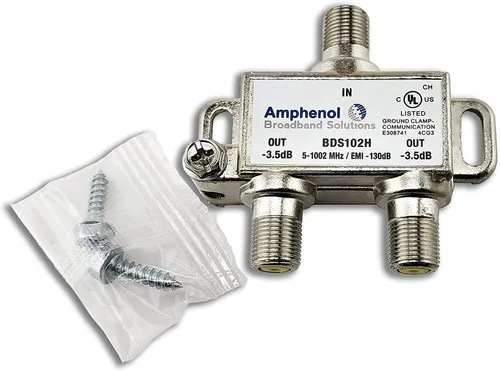 Vista 5 de Cable coaxial de alto rendimiento digital HD de 2 vías de 1 GHz (BDS102H) paquete de 2