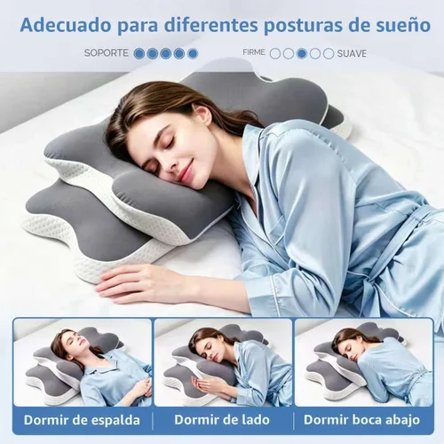 Vista 7 de Almohada cervical ergonómica para aliviar el dolor de cuello
