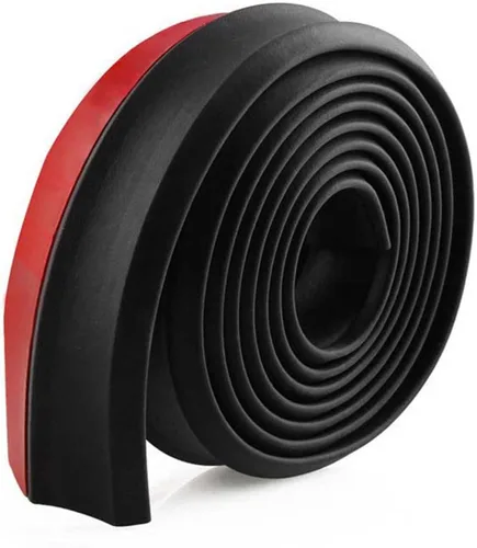 Vista 7 de Alerón universal para parachoques delantero de coche, protector de goma para molduras exteriores (8.2 ft)