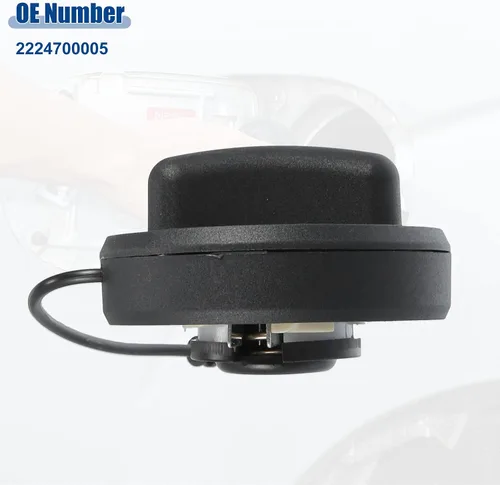 Vista 5 de ACROPIX Tapa de depósito de gasolina de repuesto para Mercedes-Benz NO. A2214700605 - Paquete de 1 unidad negra