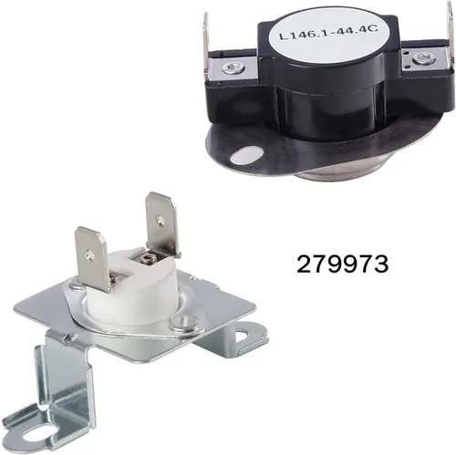 Vista 9 de Elemento calefactor para secadora 8544771 con termostato y fusible de corte