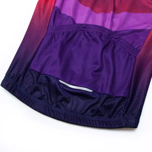 Vista 3 de Women's Cycling Clothing Set Road Bike Shirts Short Sleeve Breathable Cycling Jersey with Gel Padded Bib Shorts