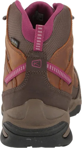 Vista 3 de KEEN Botas de senderismo impermeables Circadia de altura media para mujer Acero GrisAzul Nube