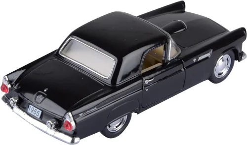 Vista 2 de KiNSMART - 1955 Ford Thunderbird Hard Top 5 "Escala 1:36 Modelo de Metal Toy Classic Car (negro)