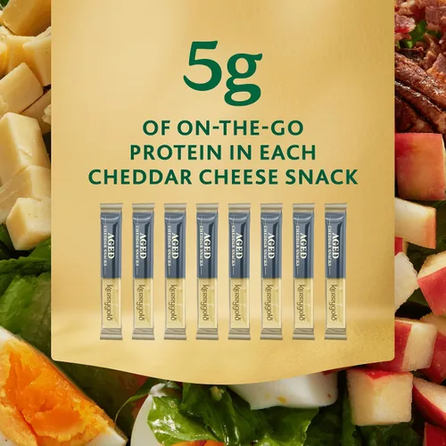 Vista 4 de Kerrygold Palitos de queso cheddar irlandés envejecido alimentado con pasto, 6 onzas
