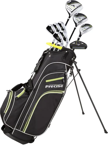 Vista 8 de Precise M3 - Juego de golf de 14 piezas para hombre – Driver de 460cc, Madera, Híbrido, Hierros 6-PW, Putter, Bolsa con Soporte, 3 Fundas