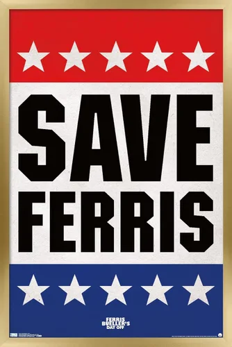 Vista 12 de Trends International FERRIS BUELLER - Póster de pared Save, 22.375 x 34 pulgadas, versión premium sin marco