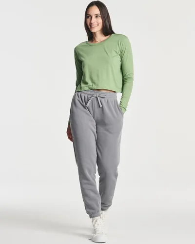 Vista 5 de Real Essentials Cultivo de algodón LS para mujer (disponible en tallas grandes)