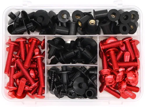 Vista 8 de Tornillos de carrocería para Kawasaki Z650 Z750 Z800 Z900 Z1000 Kit completo de pernos de carenado Clip de carenado Tornillos Tornillos Tornillos