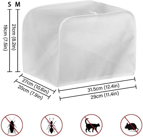 Vista 6 de doginthehole Funda para licuadora y tostadora, 2 rebanadas estéticas de estrellas de mar con estampado de conchas marinas para batidora o cafetera