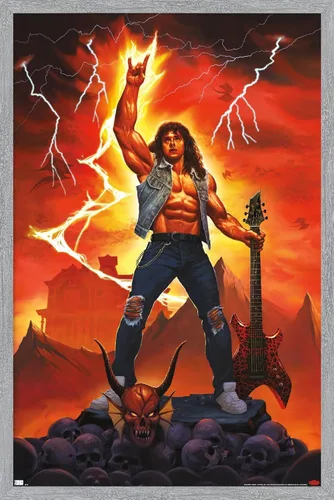 Vista 17 de Trends International Netflix Stranger Things: Season 4 - Póster de roca en la pared, 14.725 x 22.375 pulgadas, versión enmarcada de madera