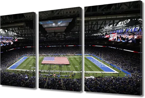 Vista 152 de Lincoln - Lienzo decorativo para pared, diseño de campo financiero de Filadelfia, paisaje de estadio de fútbol de Filadelfia, decoración de pared