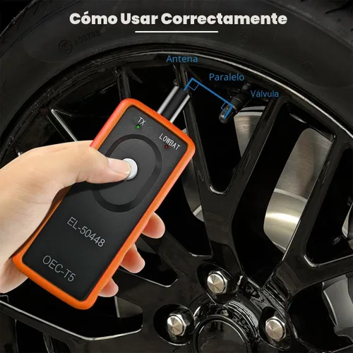 Vista 3 de Bittwee EL-50448 TPMS Herramienta de reaprendizaje, entrenamiento de programación de sistemas automáticos, OEC-T5 para la mayoría de los vehículos