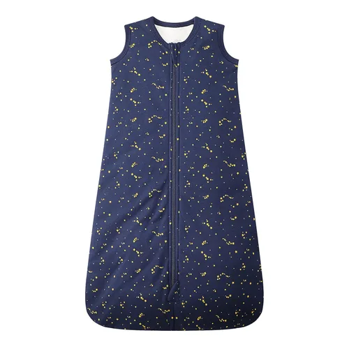 Vista 10 de Owlivia Manta Portátil de Algodón Orgánico para Bebé 0.5 TOG - Saco de Dormir Ligero con Cremallera de 2 Vías, Saco de Dormir de Transición Swaddle