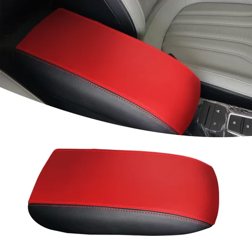 Vista 8 de HORRY Funda para reposabrazos de consola central adecuada para Ford Escape 2020-2023, Ford Bronco Sport 2021, 2022, 2023, protector de piel