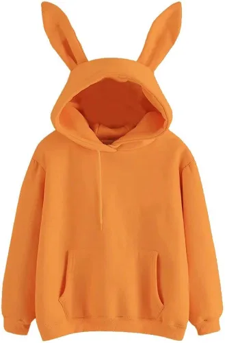 Vista 6 de Anime Orange Rabbit Coats Costume Hoodies Jacket Halloween Cosplay Outwear