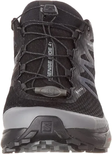 Vista 2 de Salomon Sense Ride 4 Invisible GTX Trail Running Tenis para hombre clima tormentoso canteratomate cherry