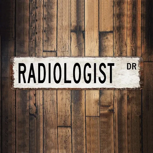 Vista 8 de Radiologist DR Career - Letrero de metal vintage retro, radiólogo, DR, letrero de aluminio personalizado, regalo radiólogo, placa de metal para bar