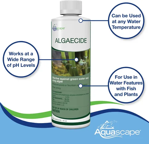 Vista 4 de Aquascape 96026 Algicida para estanque, cascada y características de agua, 1 galón