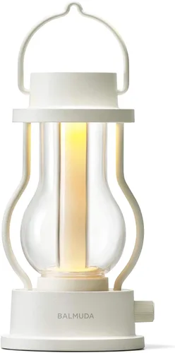Vista 12 de BALMUDA La Linterna Linterna LED Recargable 3 Modos de Luz: Vela, Ámbar y Blanco Cálido Funciona con Pilas Ligera Resistente al Agua