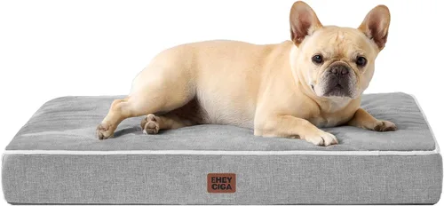 Vista 20 de EHEYCIGA Cama ortopédica impermeable para perros de 35 x 23 pulgadas, cama de espuma viscoelástica para perros de tamaño grande, alfombrilla lavable