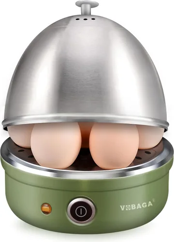 Vista 8 de VOBAGA Cocedor Eléctrico de Huevos, Hervidor Rápido de Huevos con Apagado Automático para Huevos Pasados por Agua, Término Medio, Duros, Escalfados