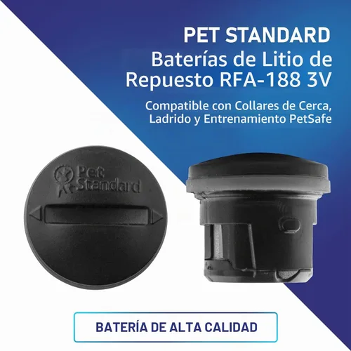Vista 2 de PetSafe - Baterías de repuesto compatibles con RFA-188 (paquete de 5)