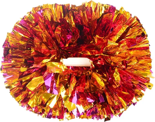 Vista 16 de Pompones de animadora para fiestas deportivas, accesorios de equipo de baile, espíritu de animación (A-1)