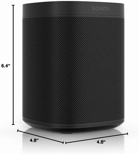 Vista 8 de Sonos One bocina inteligente con control de voz, con Alexa de Amazon Negro