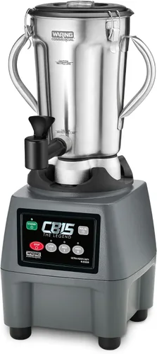 Vista 11 de Waring Licuadora Comercial CB15P Ultra Resistente de 3.75 HP, controles de panel táctil eléctrico con copoliéster libre de BPA, contenedor de 1