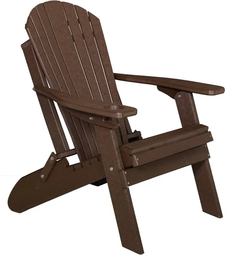 Vista 12 de Furniture Barn USA Silla Adirondack plegable de polietileno, azul Aruba Azul (Aruba Blue)