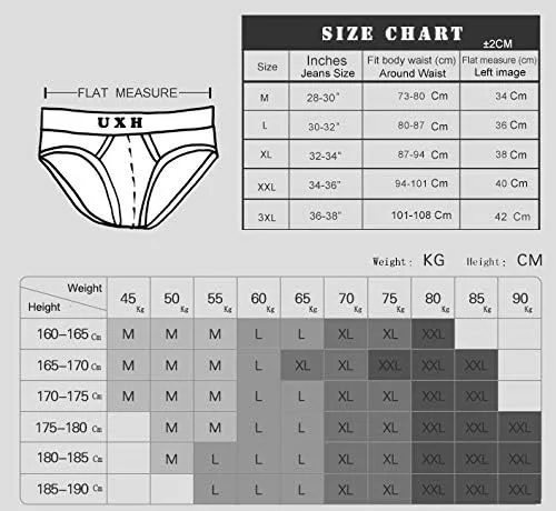 Vista 5 de UXH Traje de baño para hombre, con relleno, sexy, para natación, playa, surf, natación, traje de baño