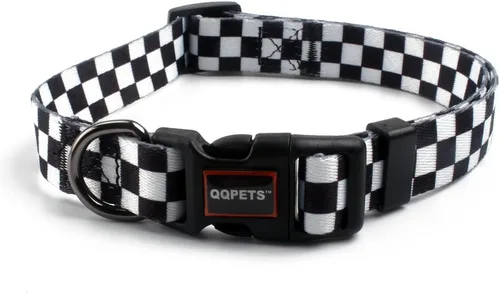 Vista 19 de Collar de perro suave ajustable: estampado de flores rosadas, multicolor, lindos patrones para mascotas, talla XS, pequeña, mediana y grande