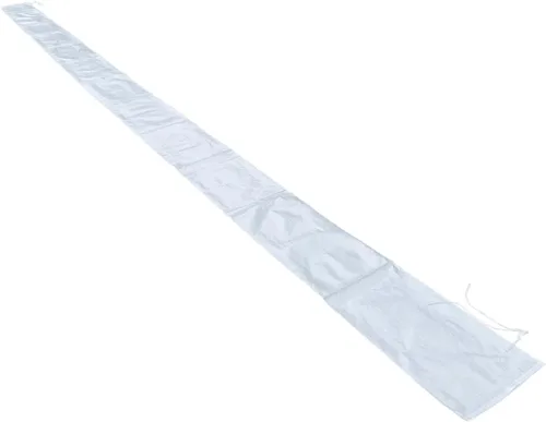 Vista 7 de Sandbaggy Bolsas de arena de tubo vacío de 25 pies con protección UV Ayuda a construir casas Earthbag más rápido Bolsa de arena protege hogares