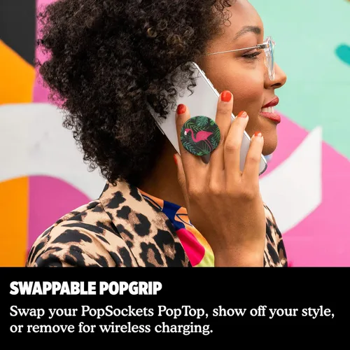 Vista 5 de PopSockets: PopGrip - Soporte y agarre expansible con tapa intercambiable para teléfonos y tabletas - Mingos