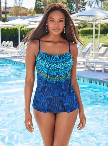 Vista 5 de Miraclesuit Traje de baño para mujer Alhambra Jubilee Soft Cup Flyaway Tankini Top Separado