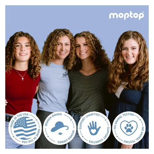 Vista 8 de MopTop Acondicionador diario, hidratante natural para el cabello, reduce el encrespamiento, el aloe, los botánicos marinos y la miel, seguro