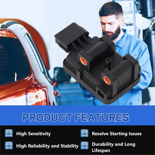 Vista 6 de Sensor de mapa de presión de aire absoluta colector 56029405 - Compatible con Dodge Dakota Durango Ram 1500 2500 3500 Pickup Fit para J-eep Cherokee