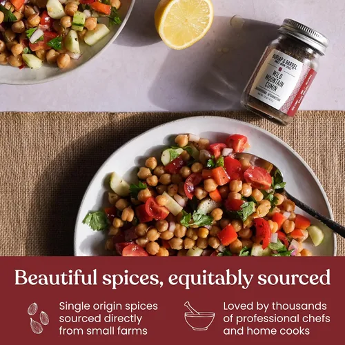 Vista 4 de Burlap & Barrel Juego de especias de origen único para tacos – Comino de montaña salvaje, tomate secado al sol, lima negra molida – como se ve