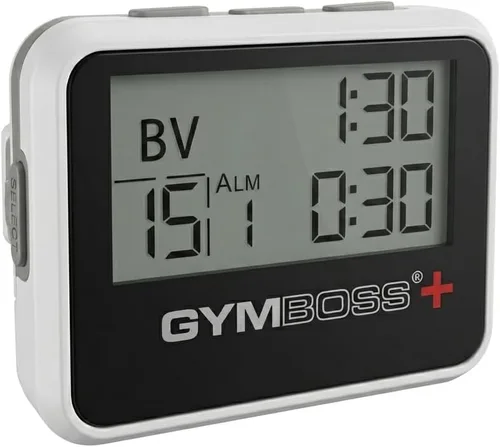 Vista 8 de Gymboss Temporizador de intervalos Plus y cronómetro (violeta/rosa)
