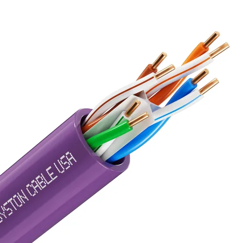 Vista 20 de Cable de Internet Ethernet Cat6e – 10 pies, 600 MHz 23AWG de alambre de cobre sólido desnudo apto para exteriores/interiores, sin extremos de 10