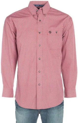 Vista 9 de Wrangler Camisa de manga larga con botones para hombre George Strait Negro