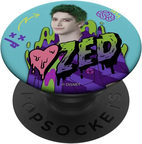 Vista 6 de Disney Zombies Zed Portrait PopSockets MagSafe PopGrip para iPhone