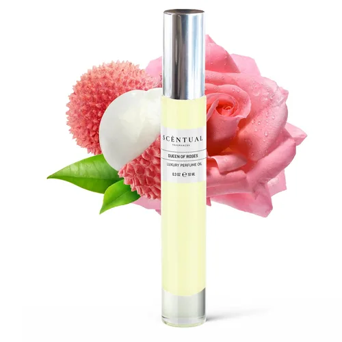 Vista 17 de Scentual Fragrances, Aceite de perfume de lujo, ultra concentrado para mujeres, aceite de fragancia roll-on de larga duración, mini perfume de viaje