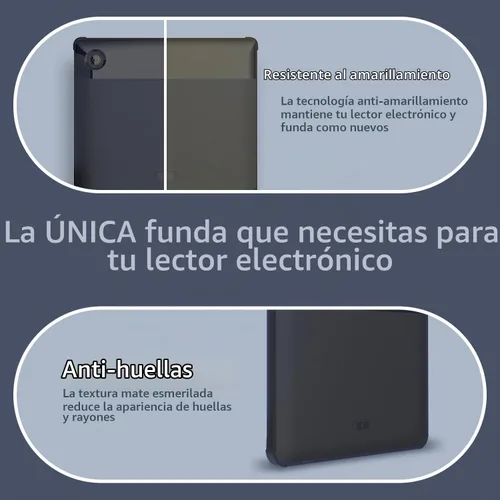 Vista 5 de TUDIA SKN - Funda diseñada para Kobo Libra 2 de 7 pulgadas, no compatible con la versión color 2024, a prueba de golpes, delgada